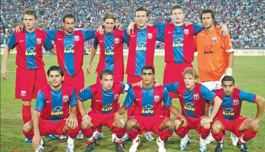 The starting line-up against Rapid, on April 6th 2006, a day that remains in the history of Romanian football. Steaua advanced to the semifinals of the UEFA Cup, after a 0-0 draw on the National Stadium