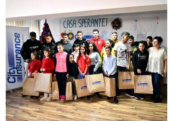 Gifts for the kids at Casa Speranței!