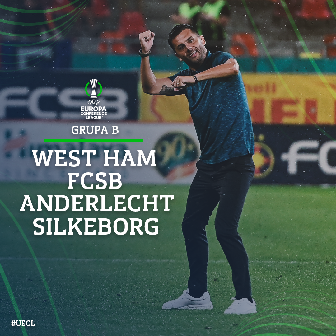 Roș-albaștrii, în grupă cu West Ham, Anderlecht și Silkeborg!>